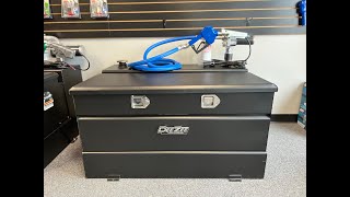 DEEZEE 92 GAL. TANK/TOOLBOX COMBO - STEEL - COMPLETE SETUP W