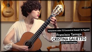 Cristina Galietto plays Variaciones sobre "El Carnaval de Venecia" de Paganini by F. Tarrega