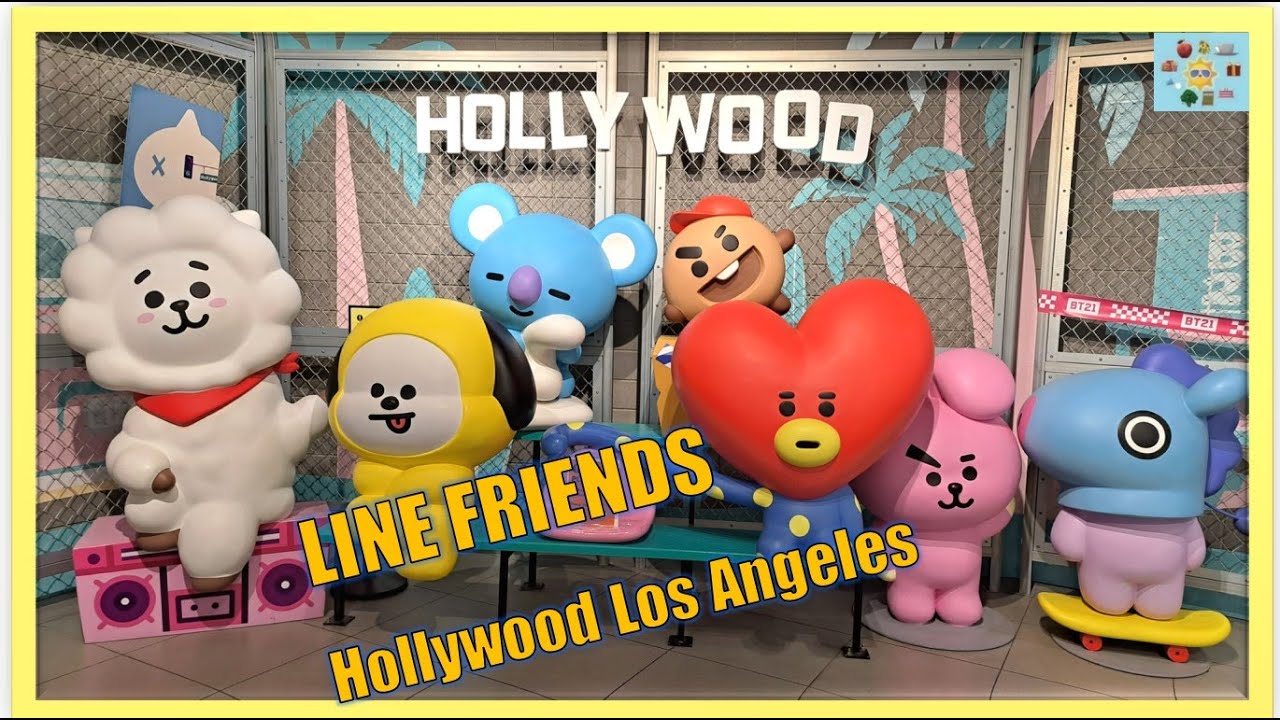 LINE FRIENDS HOLLYWOOD LOS ANGELES La La Land Ovation Mall Hollywood ...