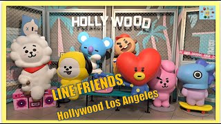 LINE FRIENDS HOLLYWOOD LOS ANGELES La La Land Ovation Mall Hollywood Highland Station Walk of Fame
