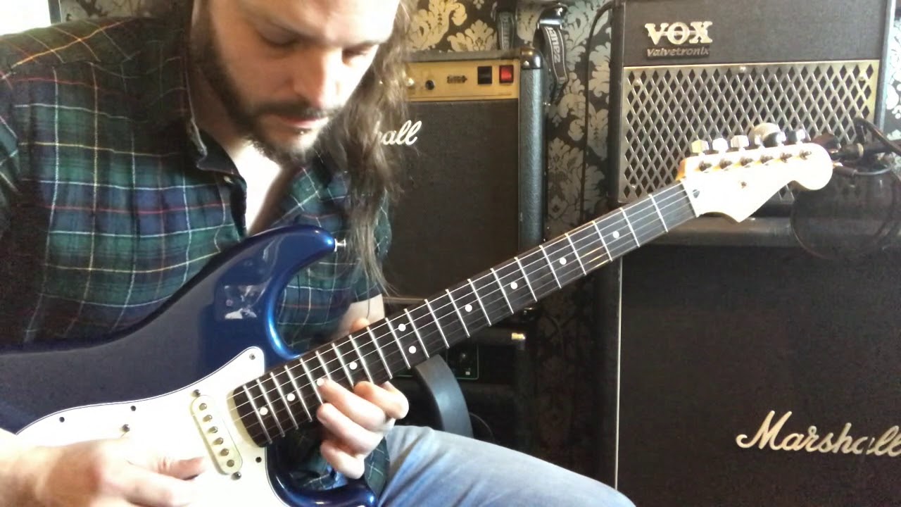 Cliffs of Dover Eric Johnson intro music video fast shredding