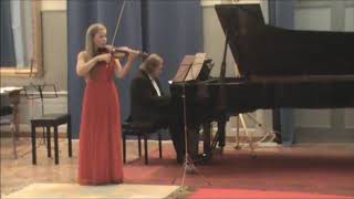 L Beethoven Violin Sonata no 5 Spring, 1 mvt 2014 Astona International in Concert