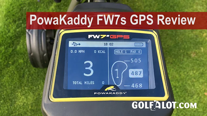 PowaKaddy FW7s GPS Trolley Review By Golfalot