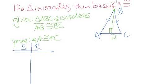 base angle theorem proof