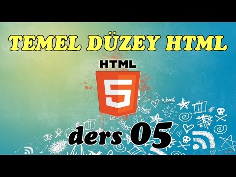 Html Dersleri 05 - Html Link Verme. Nasıl Html Link Bağlantı Verilir.