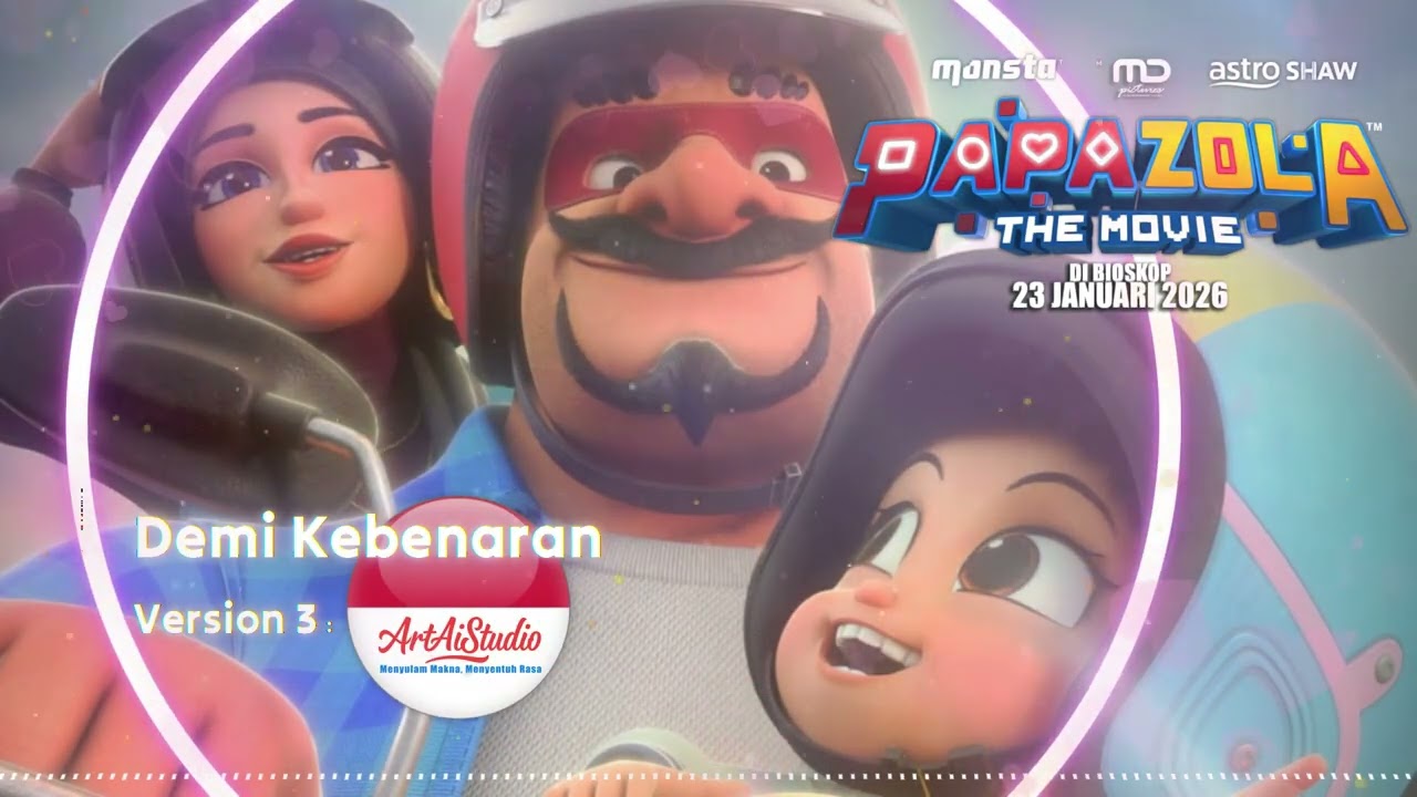 Demi Kebenaran  ( Version 3 )  II Papa Zola The Movie di Bioskop Indonesia 23 Jan 2026