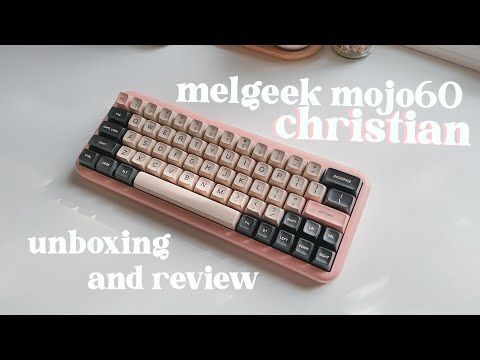 unboxing melgeek mojo60 Christian + quick review ⌨️