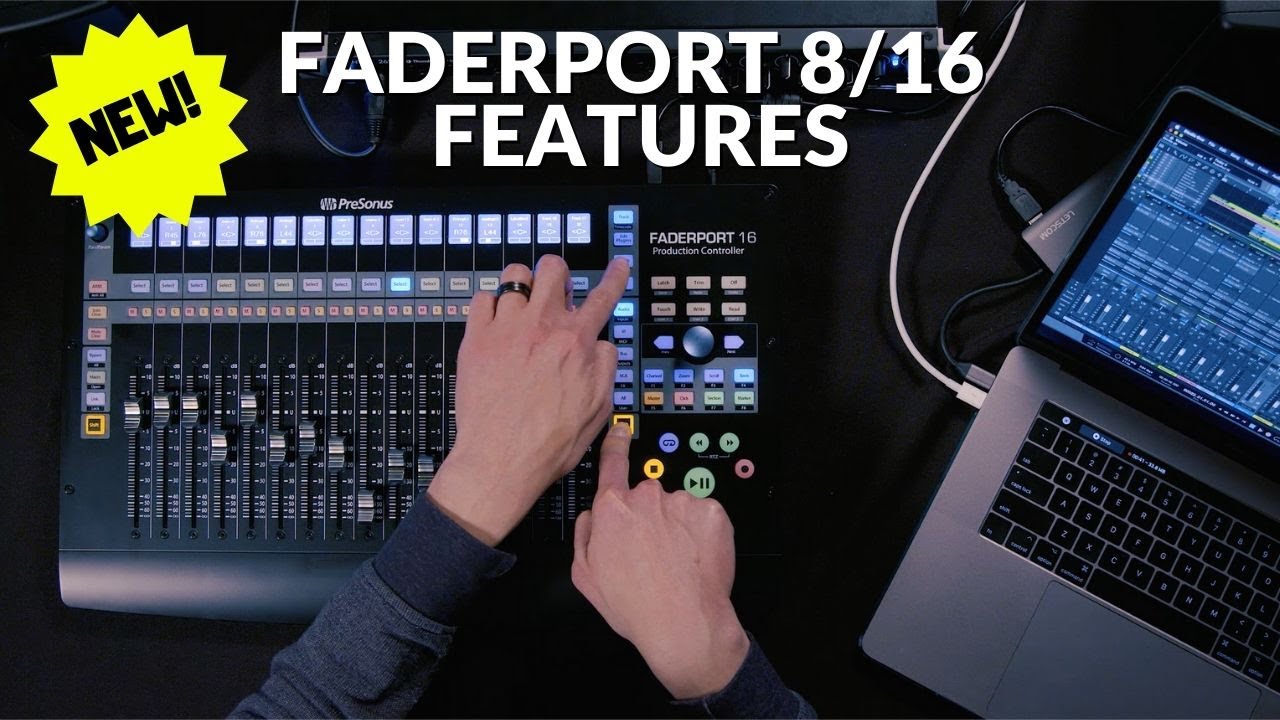New FaderPort 8 and FaderPort 16 Features including Channel Gain, Cue