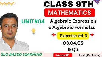 Class 9 Maths Exercise 4.3 Q3 to Q5 | Exercise 4.3 Class 9th Maths #education #maths 