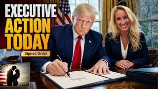 Trump Just Signed a Military Order in the Oval Office. Wait Until You See Who Got It on camera