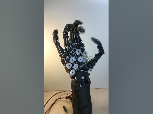 V1 #DexHand low cost #robot #hand #fingers simple co-ordination #diy