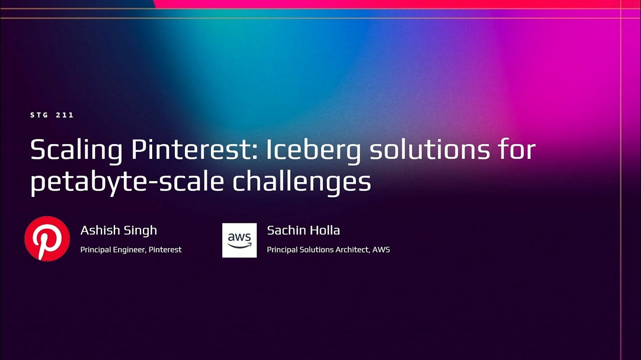 AWS re:Invent 2025 - Scaling Pinterest: Iceberg solutions for petabyte-scale challenges (STG211)