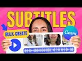 Creating Subtitles in Canva Quiz
