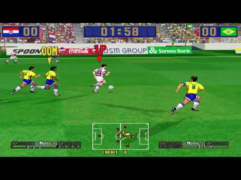Virtua Striker 2 Version 99 - Croatia Full Playthrough