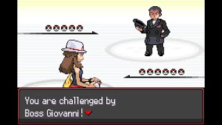 Pokemon Radical Red Boss Battle Giovanni Silph Co.