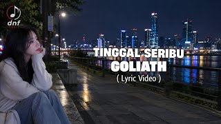 TINGGAL SERIBU - GOLIATH I COVER DNF MUSIC (LYRIC VIDEO) #viral #fyp #viralvideo #music #yt 