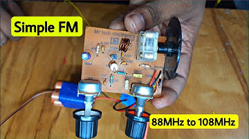 How to make simple FM radio at home | DIY superregenarative FM radio