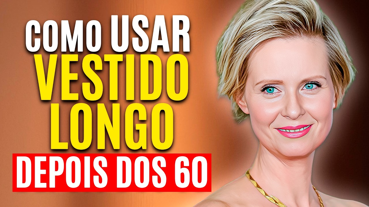 Como Usar VESTIDOS LONGOS Após os 60 e Arrasar no Estilo
