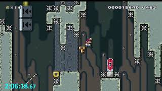 Super Mario Maker - Euro Blind Race #78: Déjà-vu #Race
July 28, 2018 (originally cleared on June 17, 2019)
https://supermariomakerbookmark.nintendo.net/courses/5F89-0000-03B1-04D1
Level Maker: Lini
Clear time: 3 hrs 24 mins
Well sooner or later we were gonna get another technical level. So it was a very long and slow process of making progress and understanding the tricks. Sure it looks kind of simple seeing the clear run but I have the Mathas brain plenty of times.
The second section was kind of confusing at times because you are playing the same section but at the higher screen. There will be moments when you see portions of the bottom section and start thinking you had to interact with it for the tricks. I guess thats why he gave that level name.
I swear, I might have thrown something if I choked that cape bomb at the end. I came so close to throwing it away as I wasnt entirely sure what he wanted me to do.
Tough level as always from Lini. More painful ones from him in the future... Super Mario Maker - Euro Blind Race #78: Déjà-vu #Race