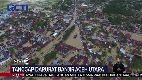 14 Kecamatan Terendam Banjir, Pemkab Aceh Utara Tetapkan Status Darurat #SeputariNewsSiang 04/01