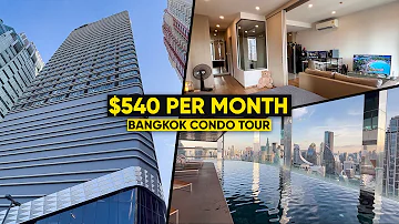 $540 Luxury Bangkok Condo Tour - Q Chidlom