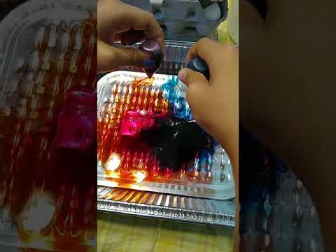 How to make Purple food coloring dye for Easter Eggs Cascarones
