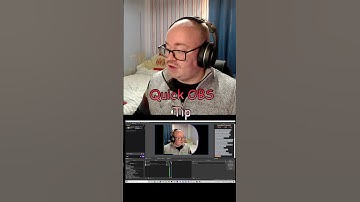 Quick OBS Tip - Cropping and adjusting sources in OBS #shorts #subscribe #obstips