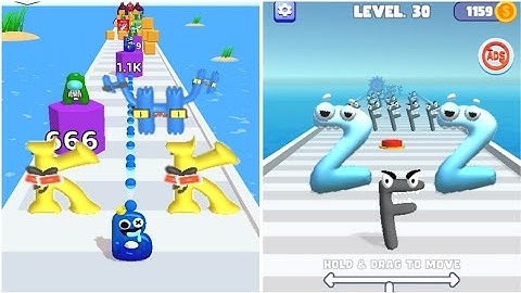 Merge Alphabet Lore Run Vs Merge Alphabet Dino Run, Number Lore, Alphabet Game - ⭐ ABCD