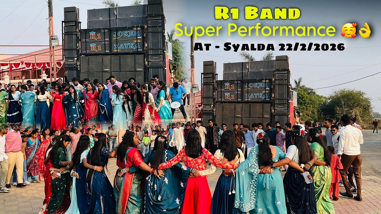R1 Band | New Tune Dhamka💥🔥Super Performance 🥰👌At - Syalda 22/2/2026