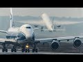 BOEING 747 with a BOEING 777 DEPARTING behind + LAST DEPARTURE of this Lufthansa B747-400 (4K)