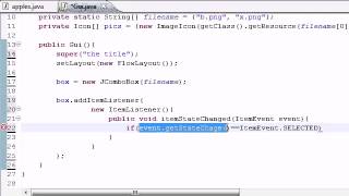 Java Programming Tutorial   69   Drop Down List Program Profile