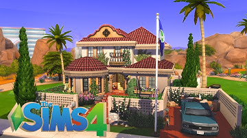 Spanish-Inspired Family home 🏡 | Speed Build |The Sims 4 |