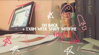 [04] i'm back | exam week study with me