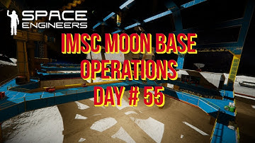 Space Engineers – Season 3 – Day # 55 IMSC Moon Base – The Repair Docking Station Completed!