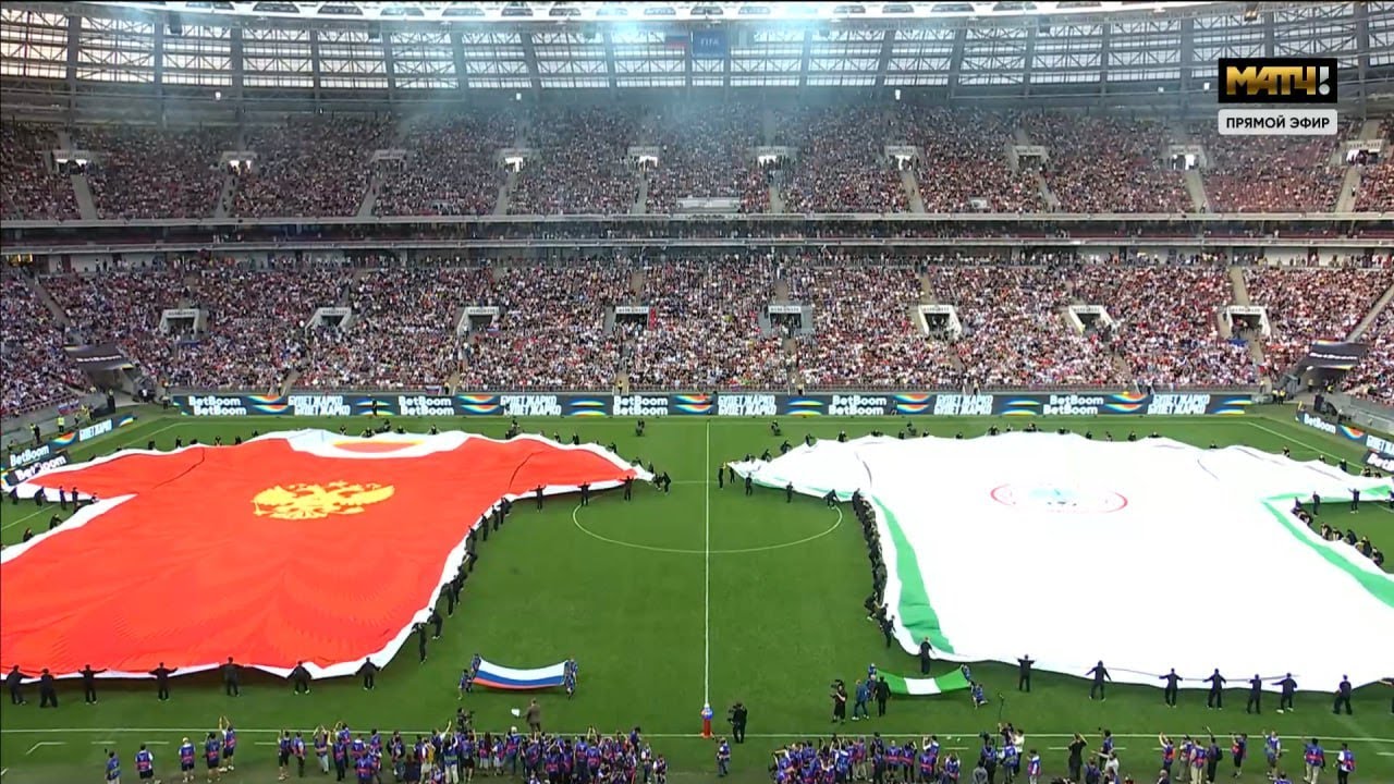 National Anthem of Russia and Nigeria (International Friendly Football Match)🇷🇺🇳🇬