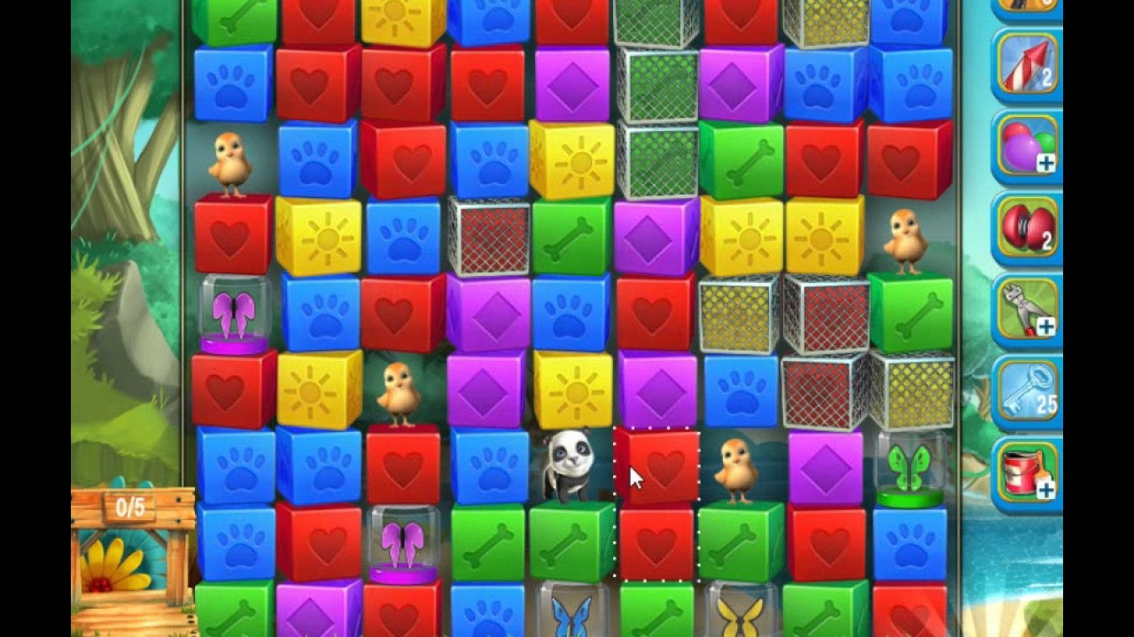 Pet Rescue Saga, Pet Island, 6th March 2017, level 4 😈 ►TOBIAS DEAMON◄
