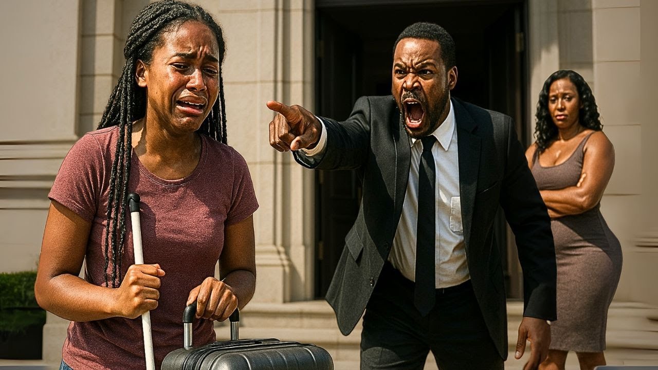 He Threw Out Her Blind Daughter, After His Billionaire Wife Died — But Karma Came Fast.