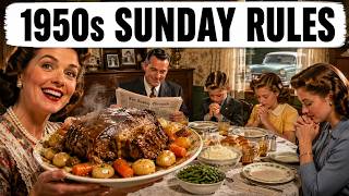 25 Forgotten Rules Every 1950s American Family Followed on Sunday
