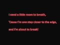 Linkin Park - One Step closer with lyrics