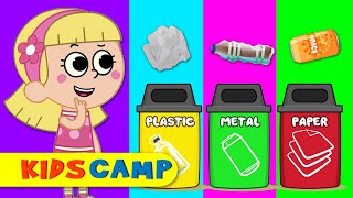 the clean up trash song with elly more nursery rhymes kids songs kidscamp education