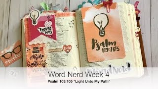 Word Nerd Wrap Up | Ps. 119:05 | Glow-in-the-Dark Painting