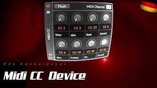 MIDI | Midi CC Device | deutsch | Bitwig