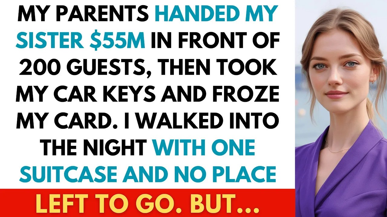My Parents Gave My Sister $55M at Her Engagement Party, Then Told Me to Leave With One Suitcase