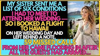 My Sister Sent Six Wedding Rules—So I Booked a Hawaii Flight Instead