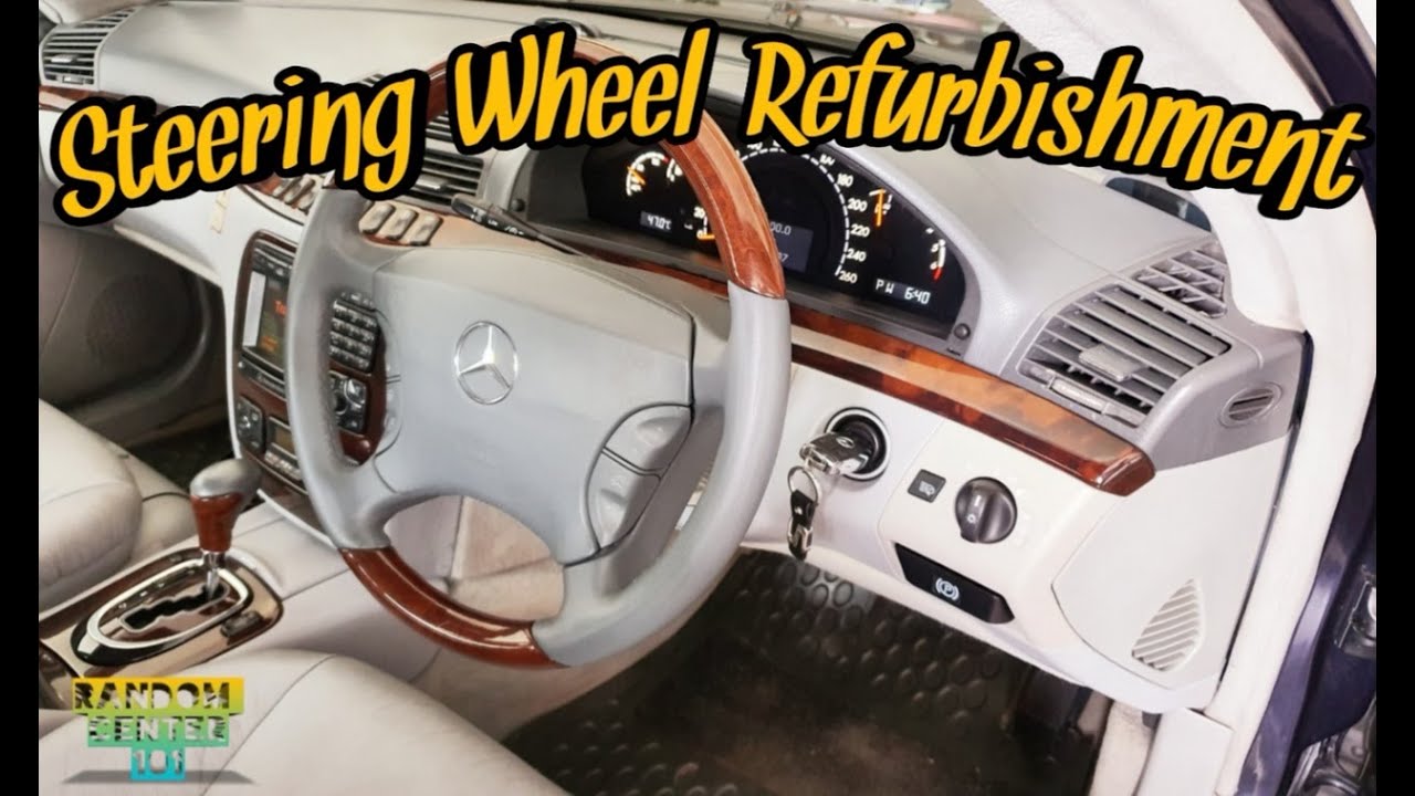 Leather Steering Wheel Refurbishment YouTube