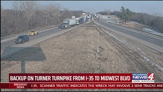 Backup on Turner Turnpike from I-35 to Midwest Blvd