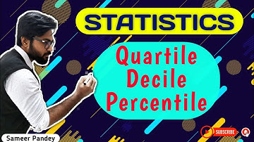 #6 Measures of Central Tendency || Quartiles | Deciles | Percentiles