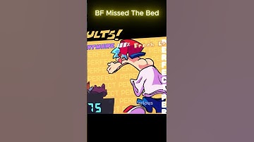 BF Missed The Bed [FNF Animation] #fnf #fnfmod #fridaynightfunkin #shorts #fnfsus
