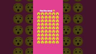 find the emoji 😮#shorts#quiz solve#video