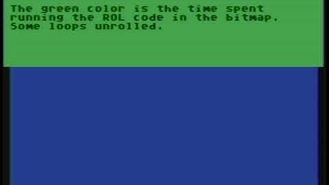 Atari 8-bit scrolling through graphics bitmap